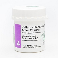 BIOCHEMIE Adler 4 Kalium chloratum D 6 Tabletten
