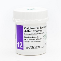 BIOCHEMIE Adler 12 Calcium sulfuricum D 6 Tabl.