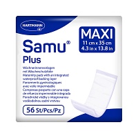 SAMU Wöchnerinnen Vorlagen Plus maxi 11x35 cm