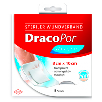 DRACOPOR waterproof Wundverband 8x10 cm steril