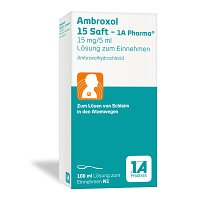 AMBROXOL 15 Saft-1A Pharma