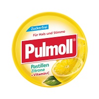 PULMOLL Zitrone zuckerfrei Bonbons