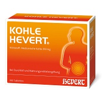 KOHLE Hevert Tabletten - 300St - Durchfall
