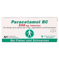 PARACETAMOL BC 500 mg Tabletten - 10St - Erkältung & Schmerzen