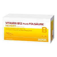 VITAMIN B12 PLUS Folsäure Hevert a 2 ml Ampullen - 2X100X2ml