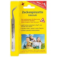 ZECKENPINZETTE Chirurgenstahl - 1St