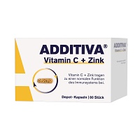 ADDITIVA Vitamin C+Zink Depotkaps.Aktionspackung