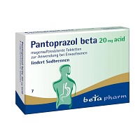 PANTOPRAZOL beta 20 mg acid magensaftres.Tabletten