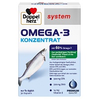 DOPPELHERZ Omega-3 Konzentrat system Kapseln - 60St - Omega-3-Fettsäuren