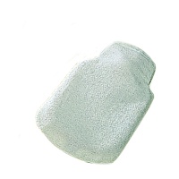 WÄRMFLASCHE groß m.Frotteebez.weiß