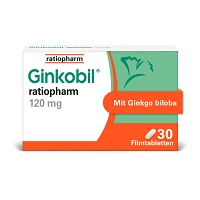GINKOBIL-ratiopharm 120 mg Filmtabletten - 30St - Stärkung für das Gedächtnis