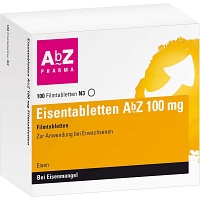 EISENTABLETTEN AbZ 100 mg Filmtabletten - 100St
