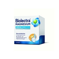 BIOLECTRA Magnesium 243 mg forte Orange Brausetab.