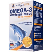 OMEGA-3 FETTSÄUREN 1000 mg+12 mg Vit.E Kapseln