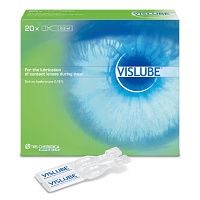 VISLUBE Einmaldosen - 20X0.3ml - Augentropfen für Kontaktlinsenträger