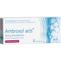 AMBROXOL acis 30 mg Trinktabletten - 20St - Erkältung & Schmerzen