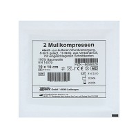 MULLKOMPRESSEN 10x10 cm steril 8fach