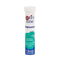 ACTIVLINE Magnesium Zitrone Brausetabletten