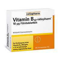 VITAMIN B12-RATIOPHARM 10 µg Filmtabletten