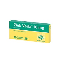 ZINK VERLA 10 mg Filmtabletten - 20St - Selen & Zink