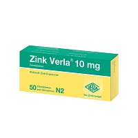 ZINK VERLA 10 mg Filmtabletten - 50St - Selen & Zink