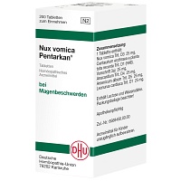 NUX VOMICA PENTARKAN Tabletten - 200St