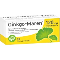GINKGO-MAREN 120 mg Filmtabletten - 60St - Stärkung für das Gedächtnis