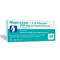 NAPROXEN-1A Pharma 250 mg b.Regelschmerzen Tabl.