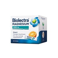 BIOLECTRA Magnesium 300 mg Direct Orange Sticks