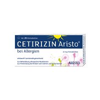 CETIRIZIN Aristo bei Allergien 10 mg Filmtabletten