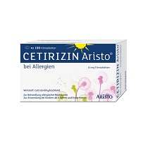 CETIRIZIN Aristo bei Allergien 10 mg Filmtabletten