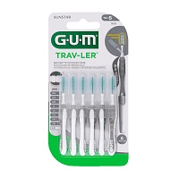 GUM TRAV-LER 2,0mm Kerze grau Interdental+6Kappen