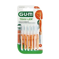 GUM TRAV-LER 0,9mm Kerze orange Intendent.+6Kappen