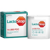 LACTOSTOP 14.000 FCC Tabletten Spender - 40St - Für den Darm
