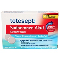 TETESEPT Sodbrennen Akut Kautabletten