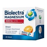 BIOLECTRA Magnesium 400 mg ultra Direct Orange
