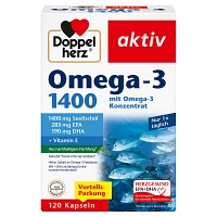 DOPPELHERZ Omega-3 1.400 Kapseln