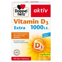 DOPPELHERZ Vitamin D3 1000 I.E. EXTRA Tabletten