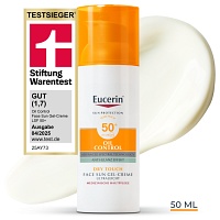 EUCERIN Sun Gel-Creme Oil Contr.Anti-Gl.Eff.LSF50+
