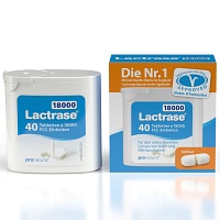 LACTRASE 18.000 FCC Tabletten teilbar im Spender - 40St - Lactoseintoleranz