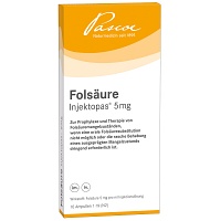 FOLSÄURE INJEKTOPAS 5 mg Injektionslösung