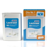 LACTRASE 18.000 FCC Tabletten teilbar im Spender