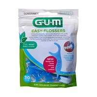 GUM EASY-FLOSSERS Zahnseidesti.gew.mint+Reise-Et.