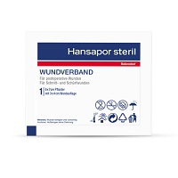 HANSAPOR steril Wundverband 6x7 cm