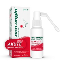 NEO-ANGIN Benzydamin Spray gegen akute Halsschmer.