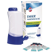 EMSER Nasendusche mit 4 Btl.Nasenspülsalz