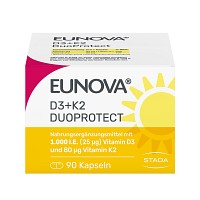 EUNOVA DuoProtect D3+K2 1000 I.E./80 µg Kapseln