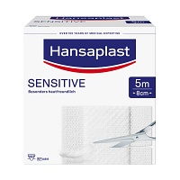 HANSAPLAST Sensitive Pflaster 8 cmx5 m Rolle