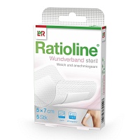 RATIOLINE Wundverband 7x5 cm steril