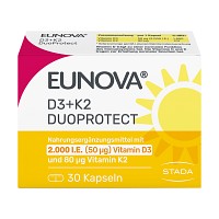EUNOVA DuoProtect D3+K2 2000 I.E./80 µg Kapseln